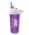 Load image into Gallery viewer, PVL® CONQUER Flip-N-Sip Gym Shaker Cup (Purple)
