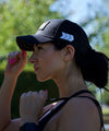 Load image into Gallery viewer, Patched Athletes Trucker Cap (Black)
