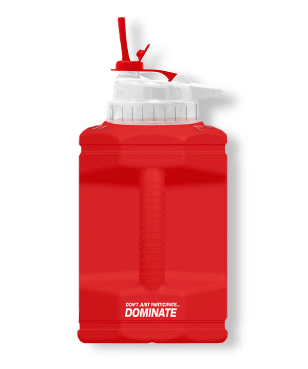 PVL® PURPOSE 1.89L Flip-N-Sip Gym Jug / Bottle (Red)